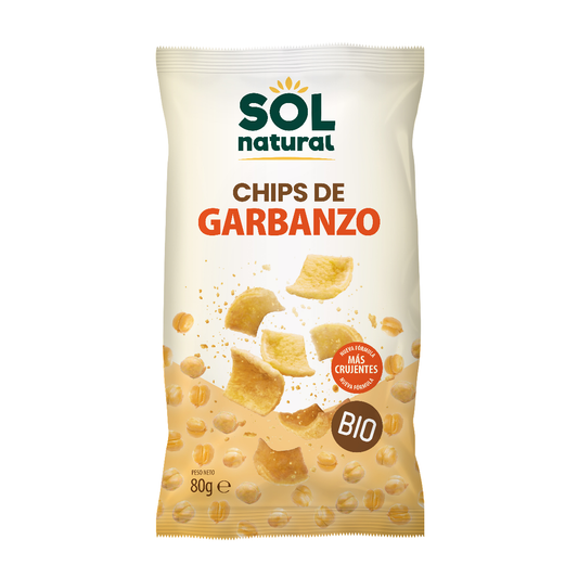 Bio-Kichererbsenchips Sol Natural 80 g