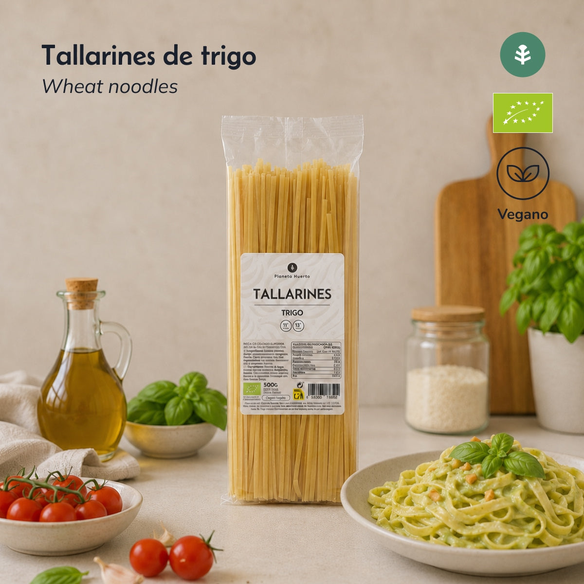 Weizen-Tagliatelle ECO Planeta Huerto 500 g