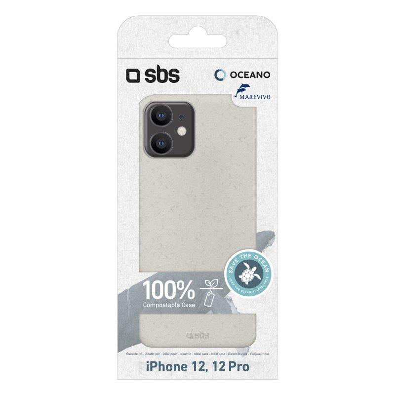 Funda ecológica para iPhone12 / iPhone 12 Pro, blanca SBS