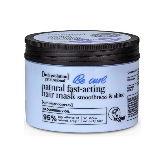 Mascarilla capilar natural de rápida acción «Be curl» Suavidad y brillo Natura Siberica 150 ml