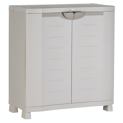 Medio Armario 90 cm Space Saver Plastiken Beige (Reacondicionado)