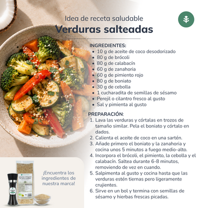 Desodoriertes Kokosnussöl ECO Planeta Huerto 500 ml