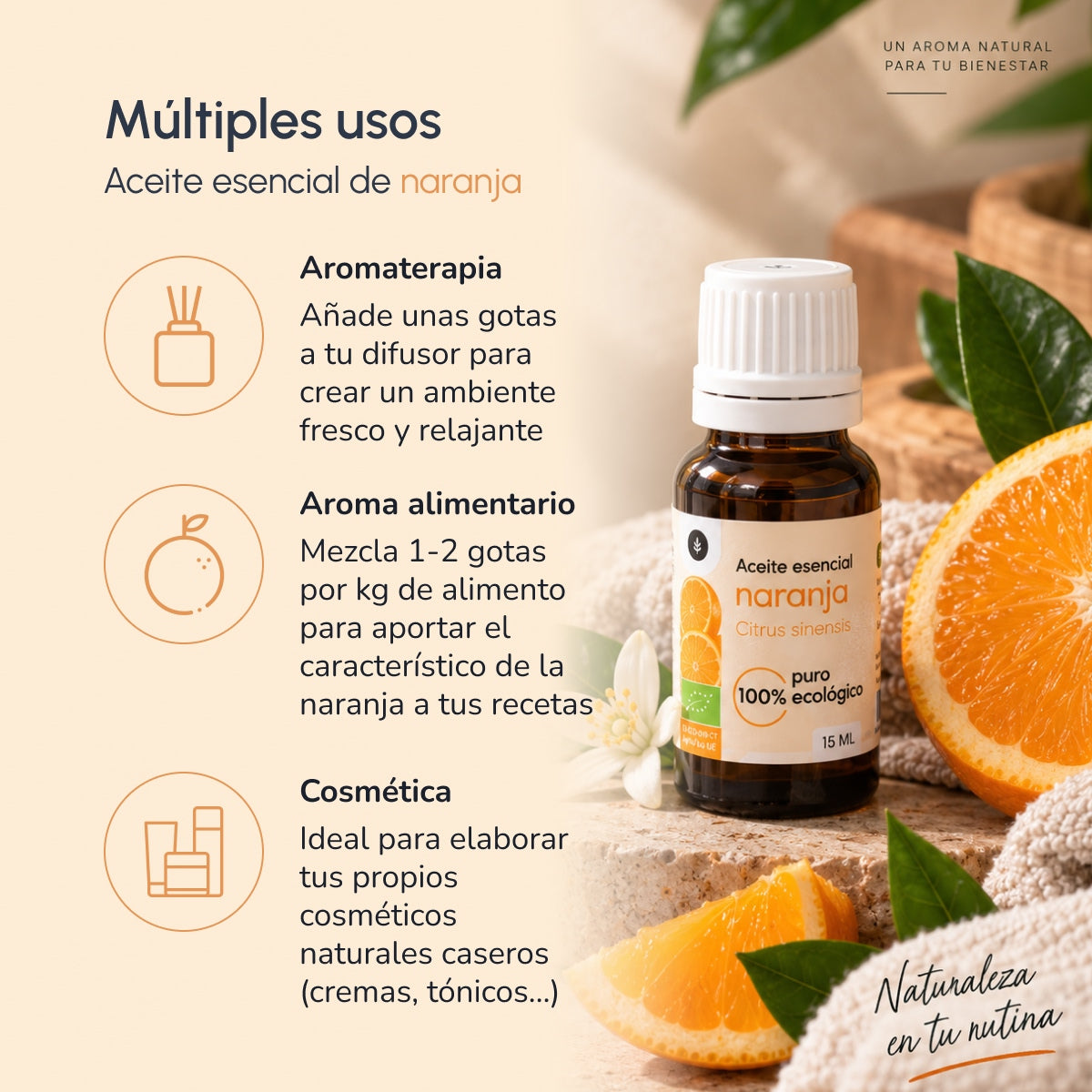 Ätherisches Öl Süßorange Bio Planeta Huerto 15 ml