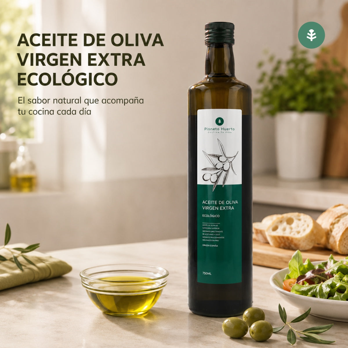Natives Olivenöl Extra ECO Planeta Huerto 1 L