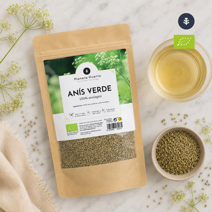 Grüner Anis in Getreide ECO Planeta Huerto 70g