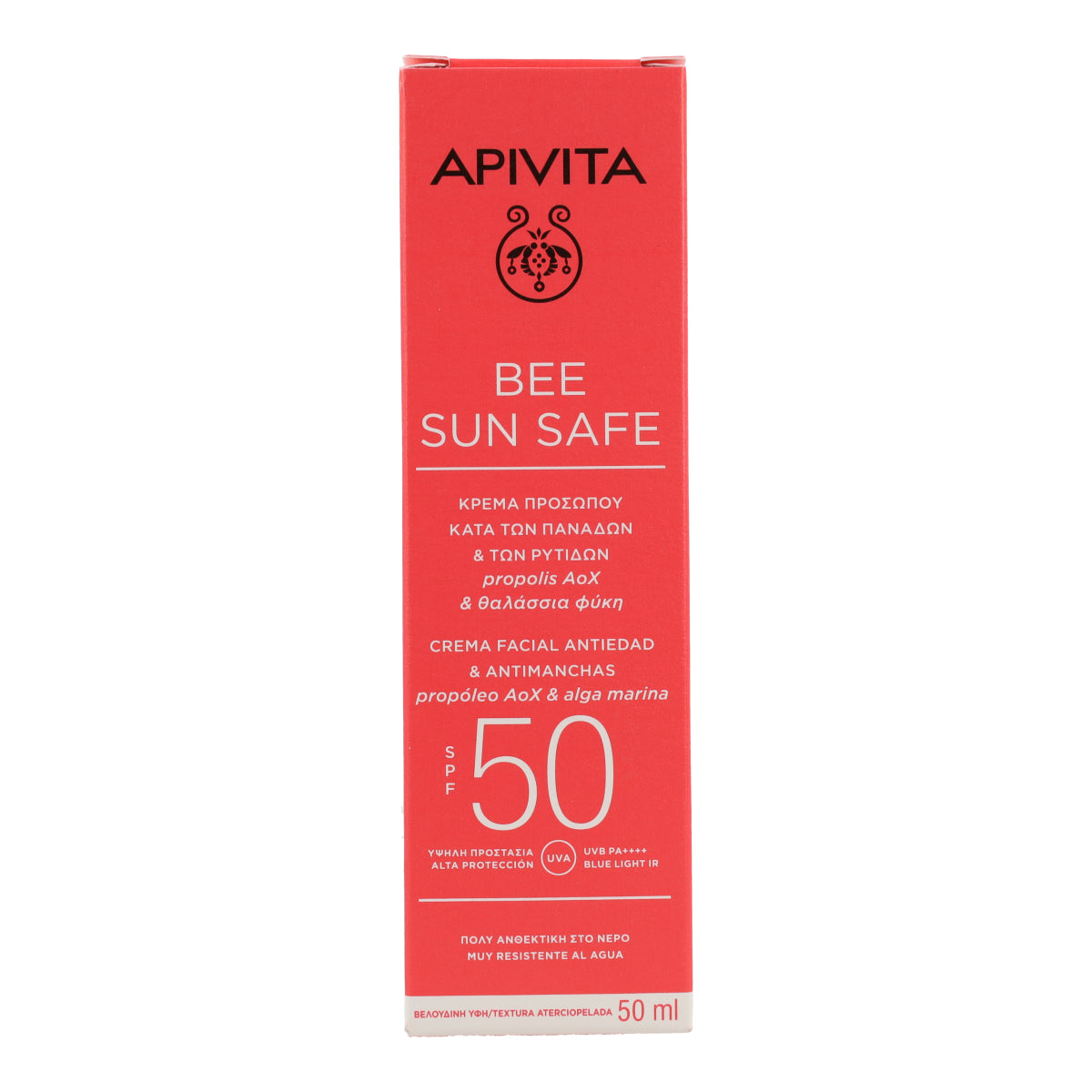 Sonnencreme gegen Hautflecken SPF50 Apivita 50 ml