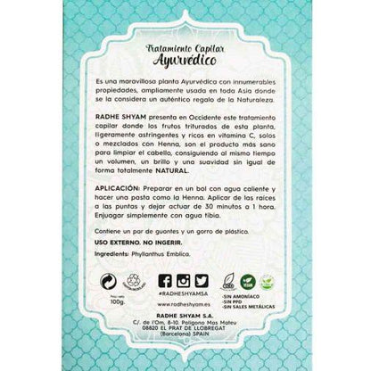 Champú Ayurvédico Amla Rhade Shyam