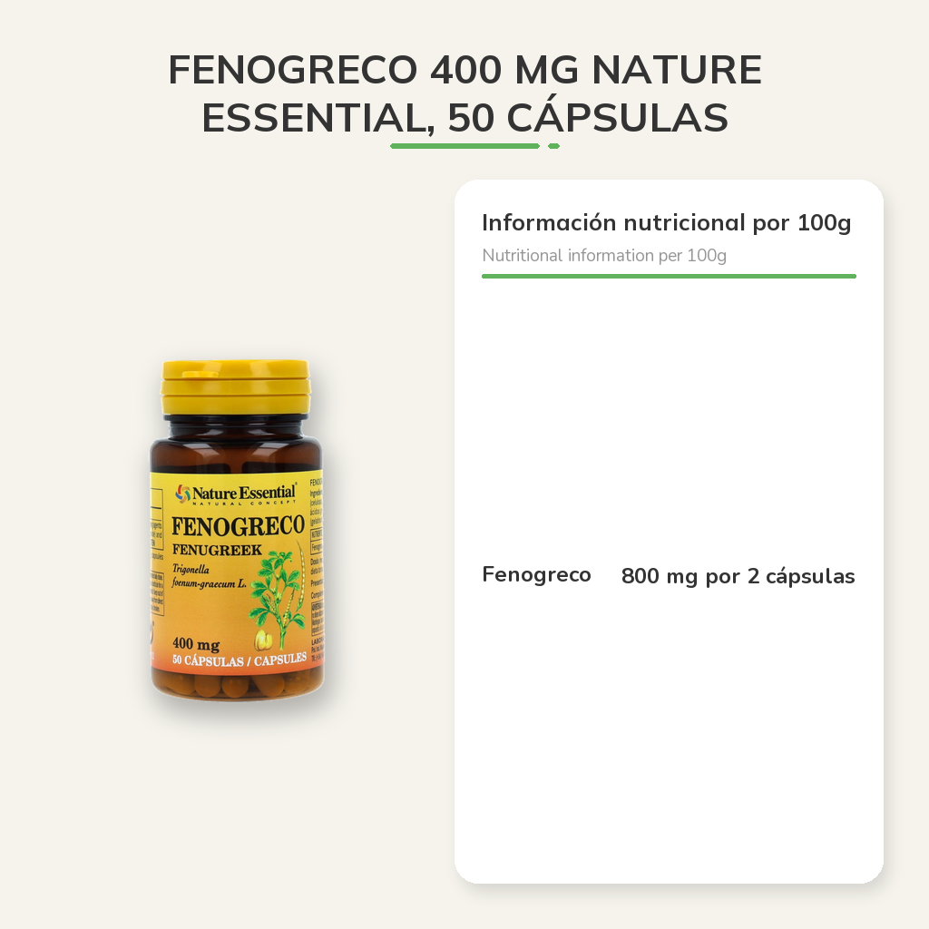 Información nutricional