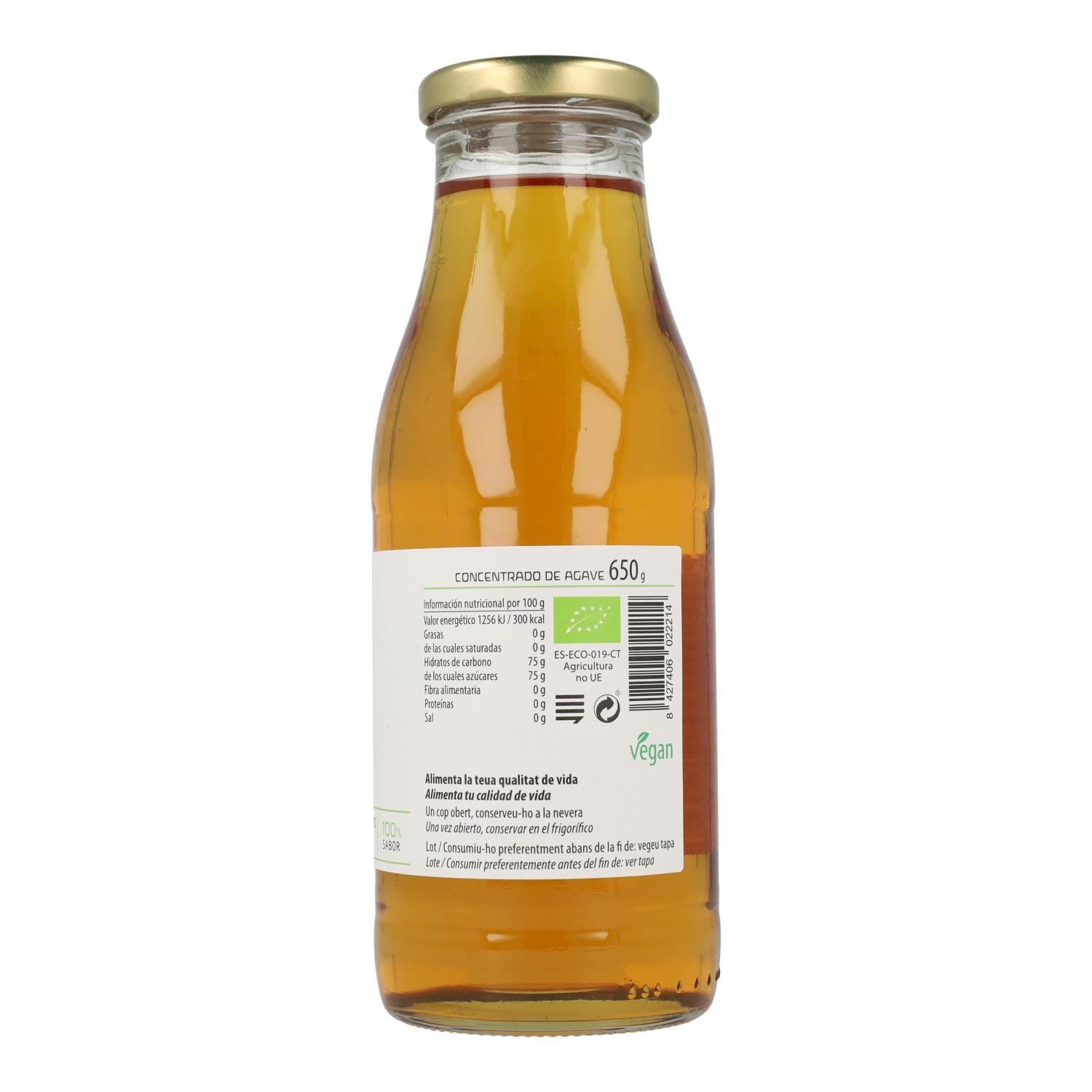 Concentrado de ágave Cal Valls, 500 ml