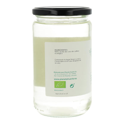 Pack 2x Aceite de coco desodorizado ECO Planeta Huerto 500 ml