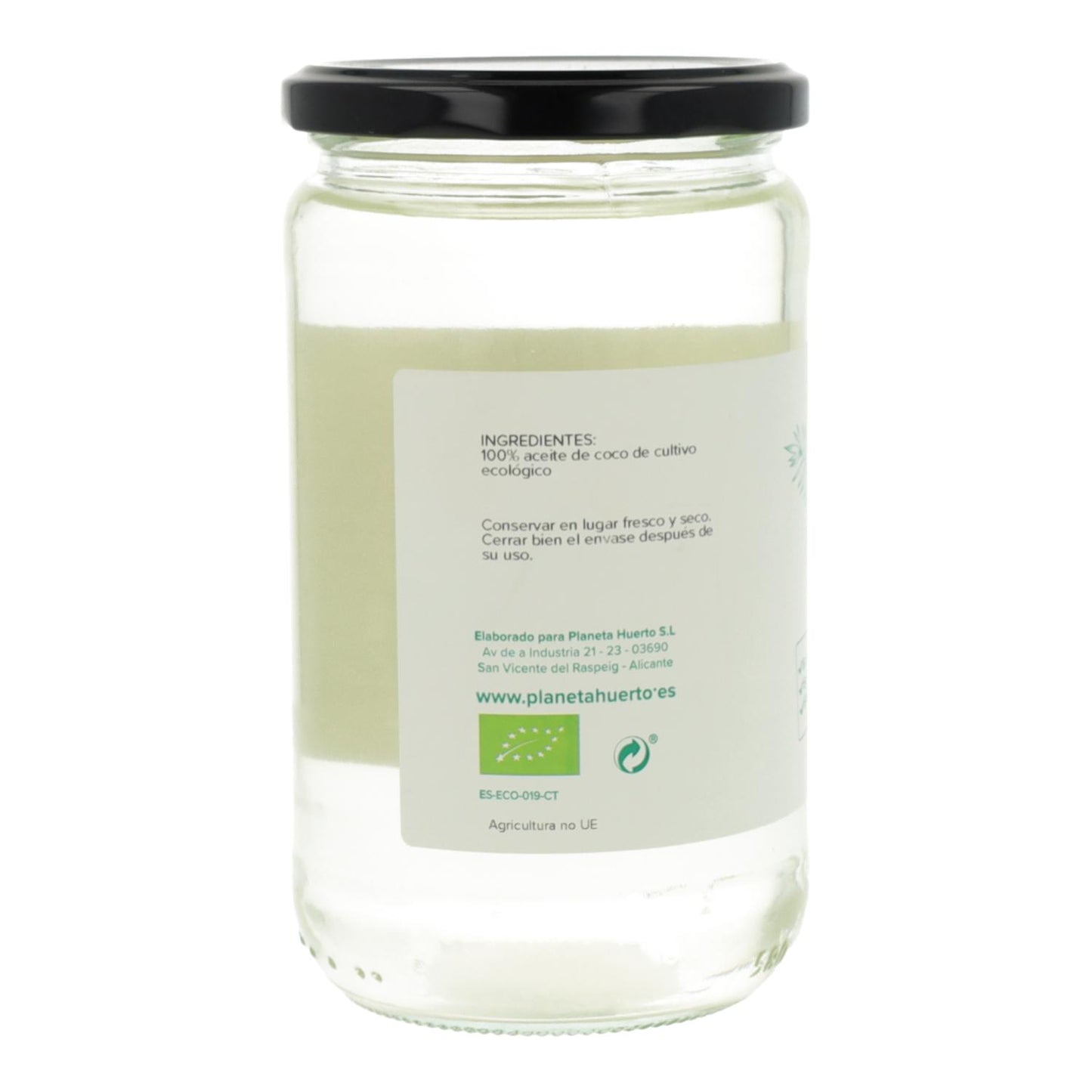 Aceite de coco desodorizado ECO Planeta Huerto 500 ml