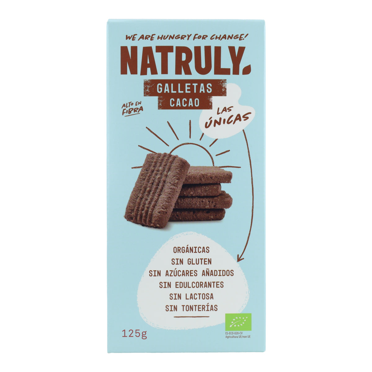 Kekse mit Kakaogeschmack BIO Natruly 125 g