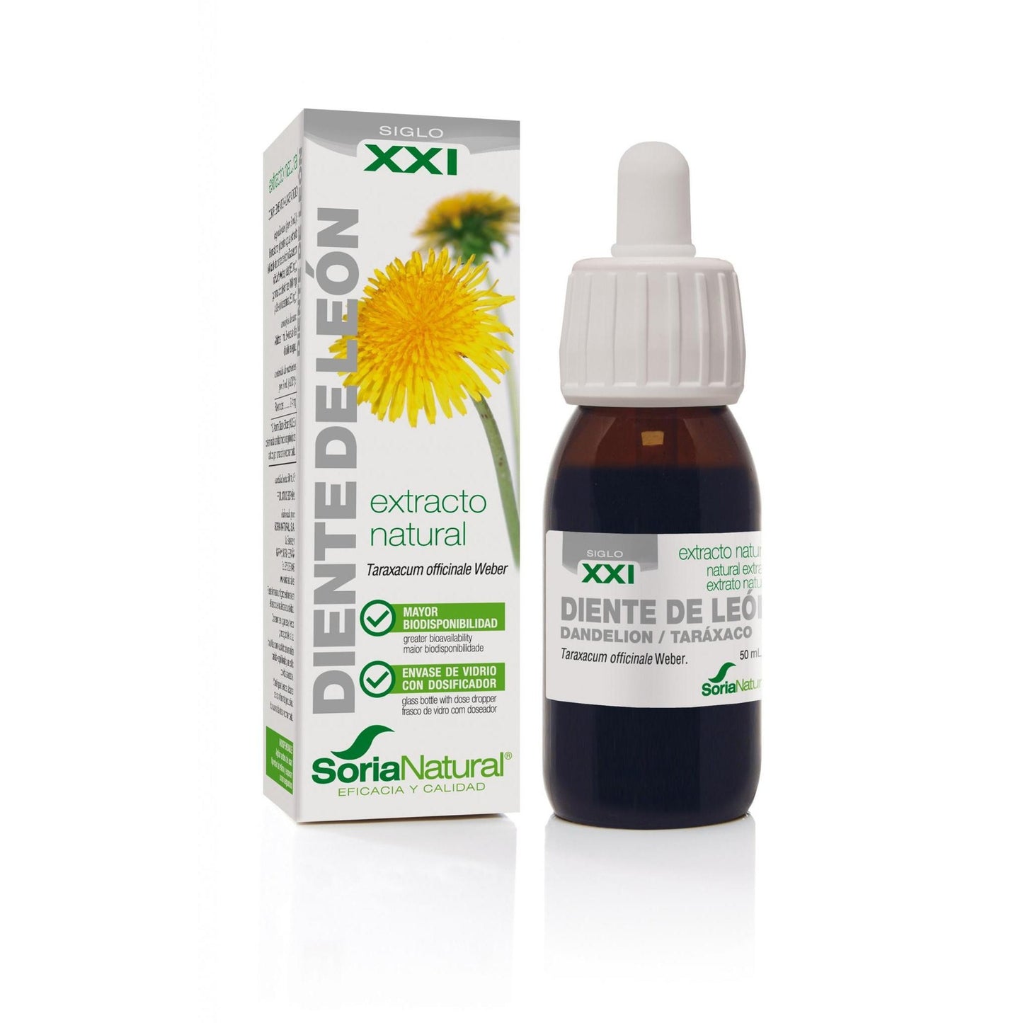 Extracto de Diente de león Soria Natural, 50 ml