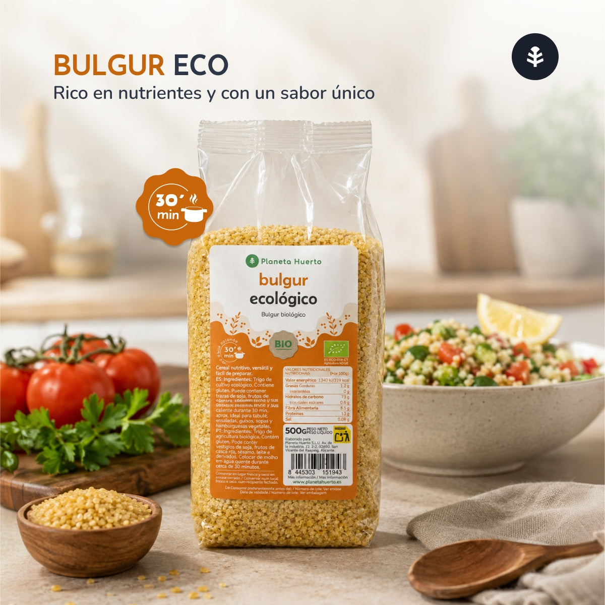 Bulgur grob ECO Planeta Huerto 500 g