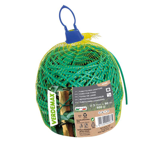 Macarrón para entutorar PVC ovillo Verdemax