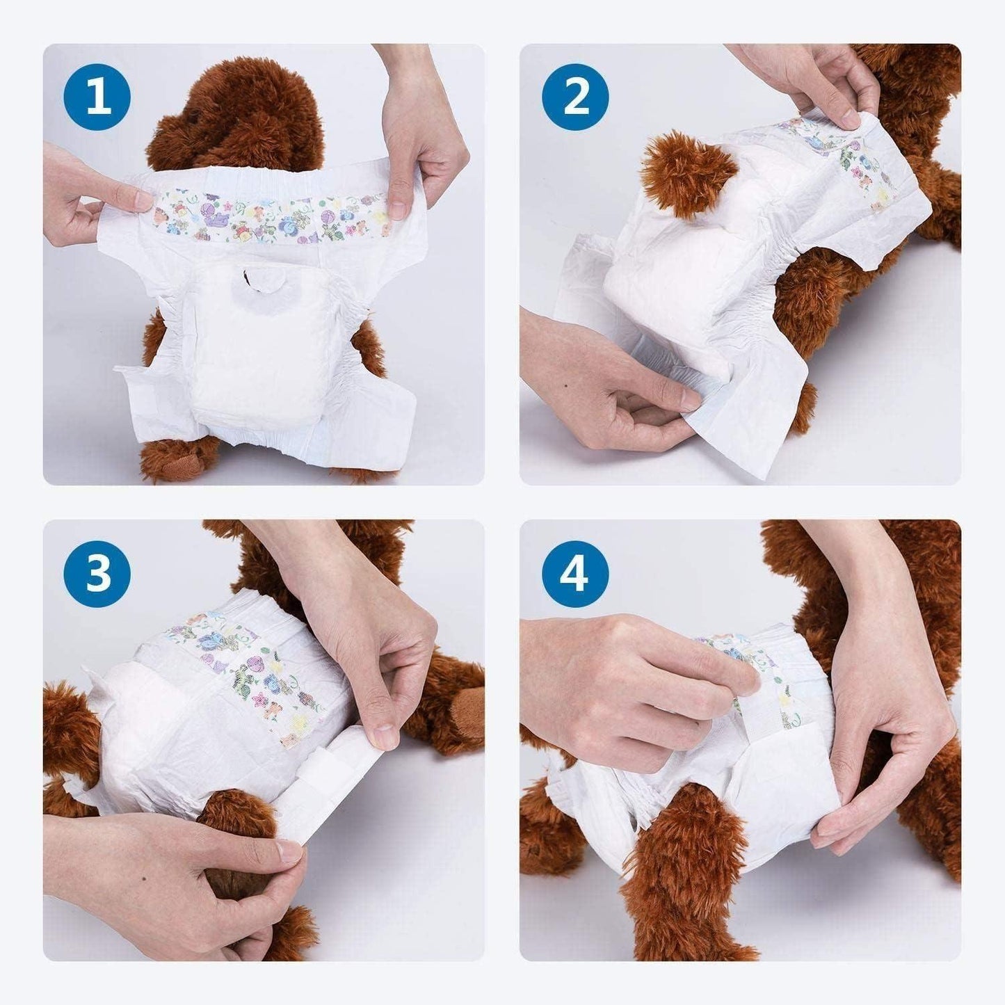 Pañales para perro Hembra L Nobleza 12 ud