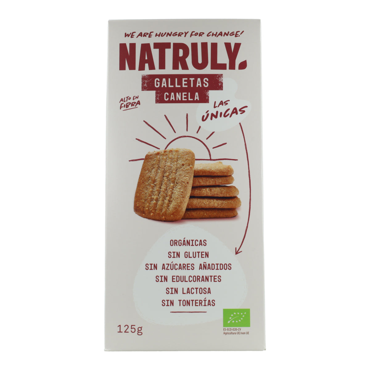 Bio-Kekse mit Zimtgeschmack Natruly 125 g