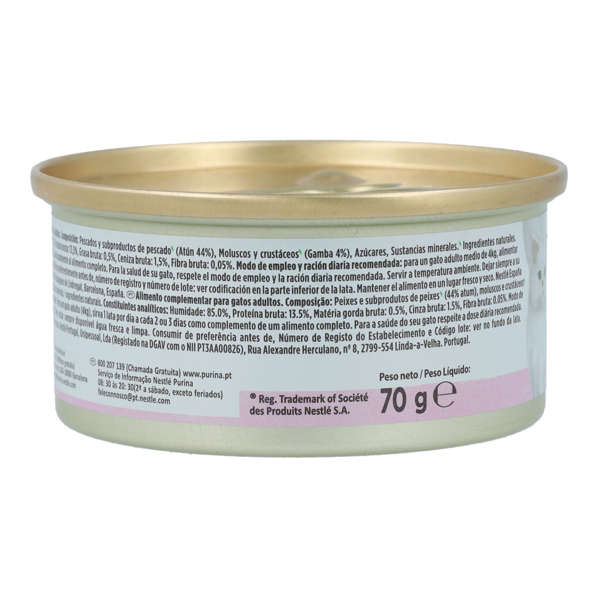 GOURMET Nature's Creations Reich an Thunfischscheiben mit Garnelen in Gelatine 70 g