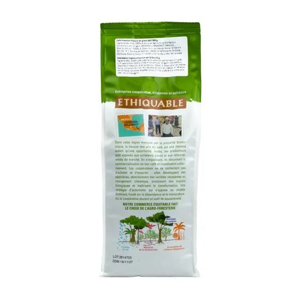 Premium-Kaffee Bohnen Kongo 100 % Arabica aus biologischem Anbau 500 g