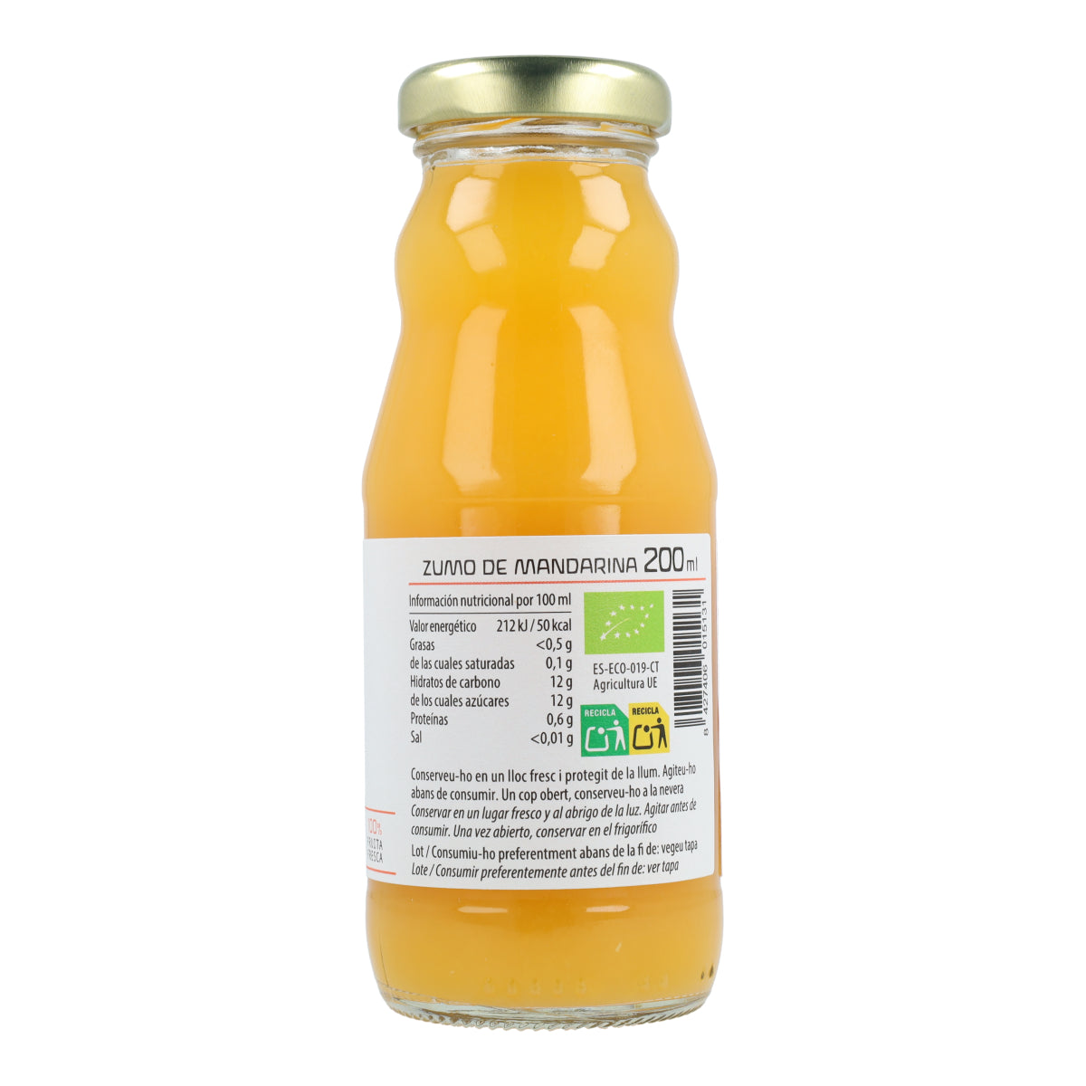 Mandarinen-Saft ECO Cal Valls 200 ml