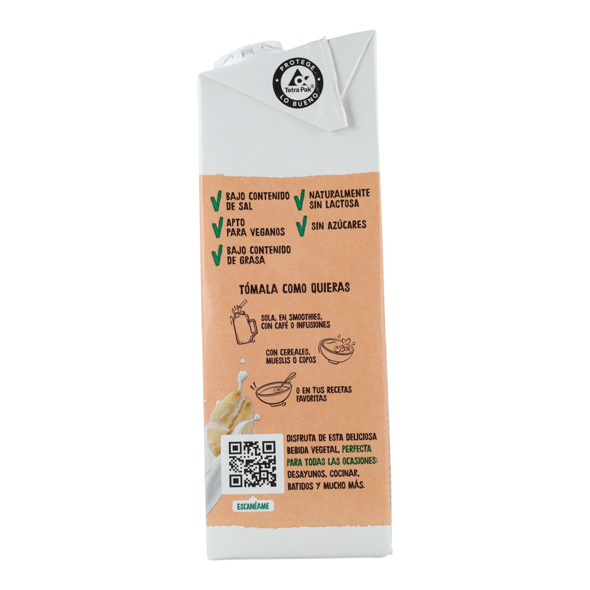 Pflanzliches Hafergetränk 0 % Zucker Bio Ecocesta 1 l