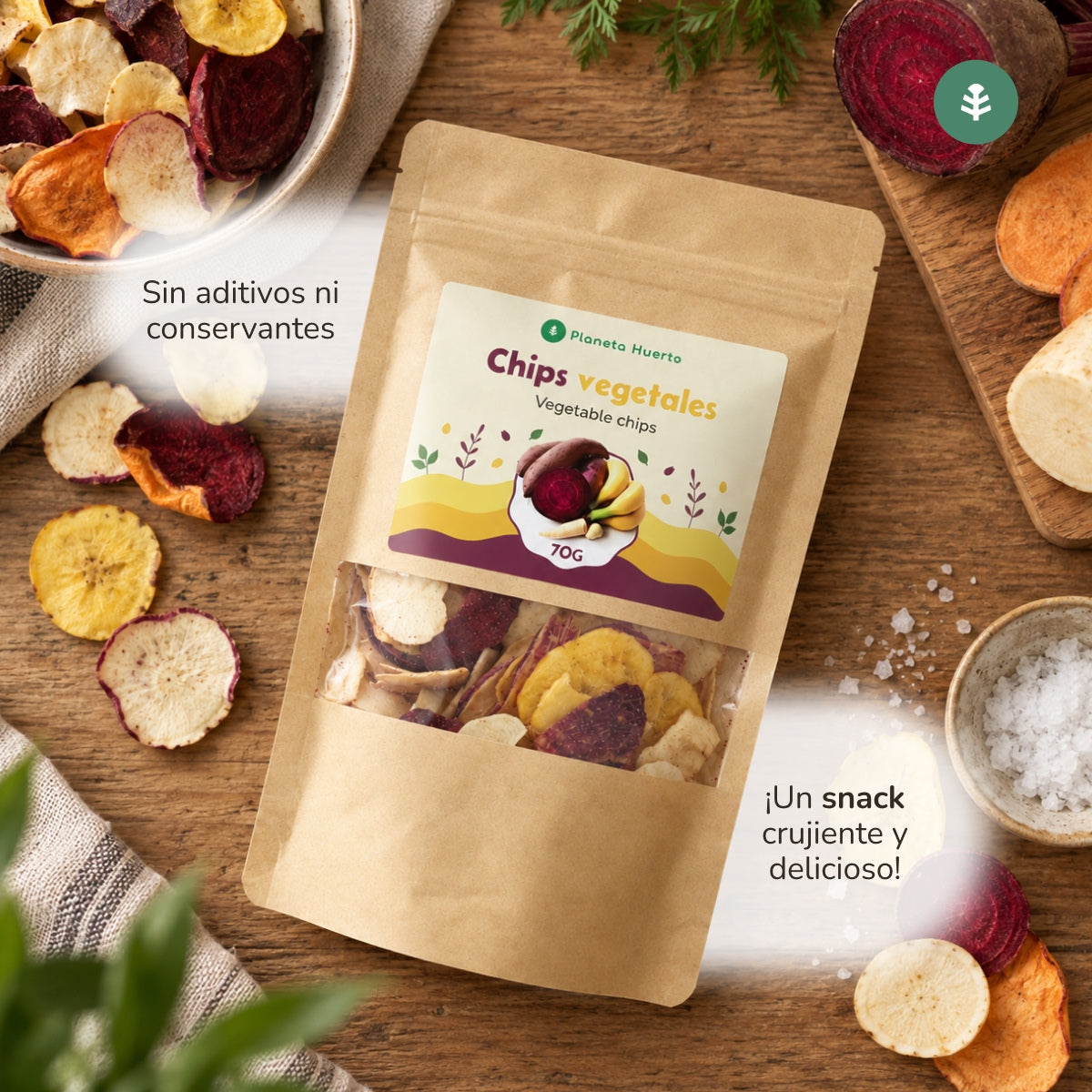 Gemüsechips Planeta Huerto 70gr