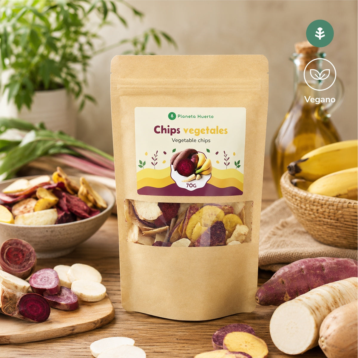 Gemüsechips Planeta Huerto 70gr
