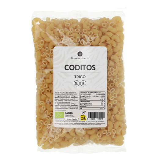 Weizen coditos ECO Planeta Huerto 500gr