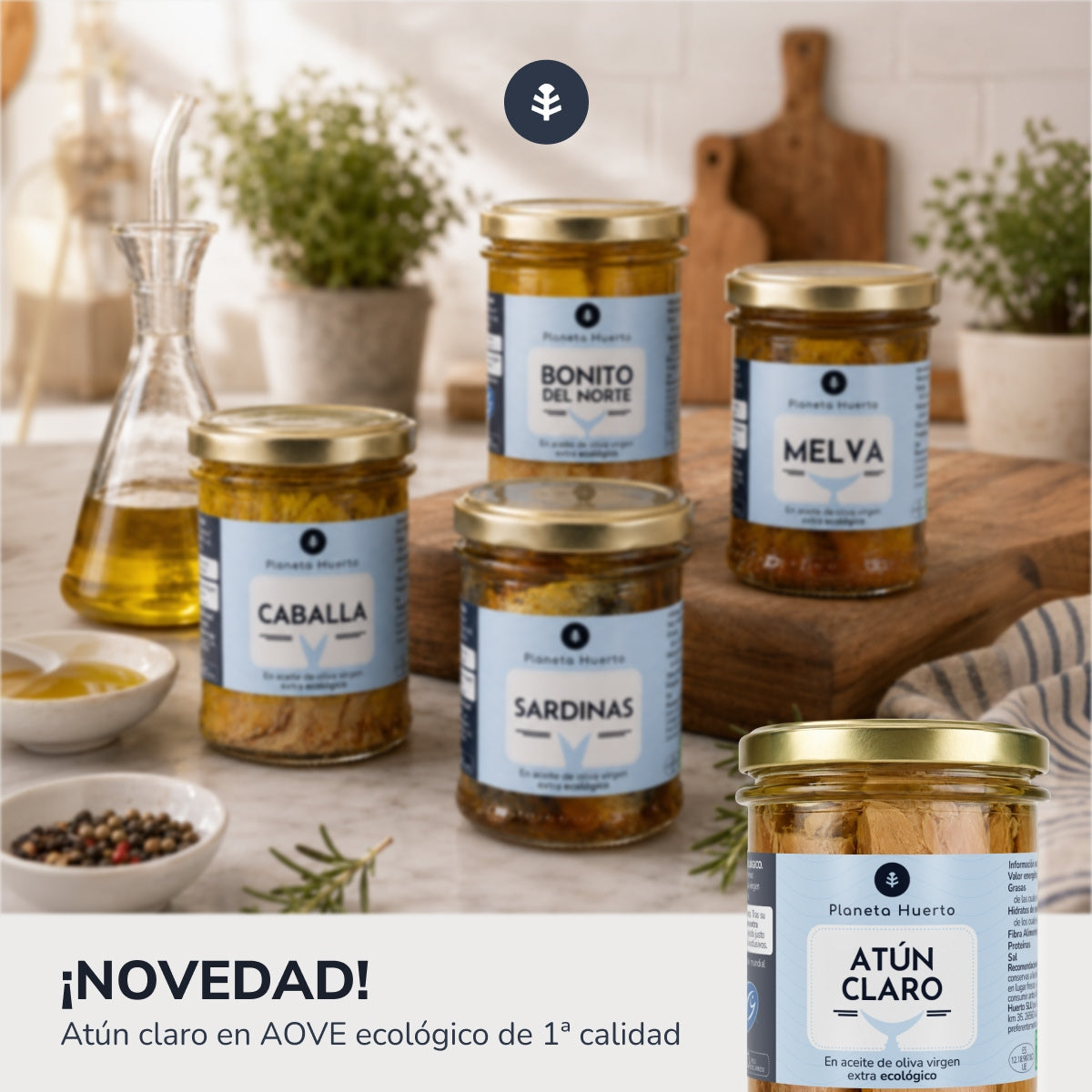 Makrele in Olivenöl ECO Planeta Huerto 190 g