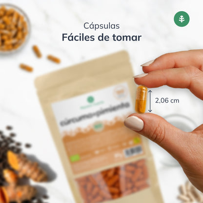 Bio-Kurkuma + Bio-Pfeffer Planeta Huerto 150 Kapseln