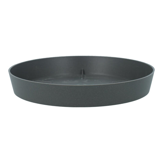 Plato maceta Tes color antracita D 14 x 2