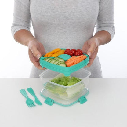 Recipiente Hermético ensalada Sistema Salad To Go 1,1 l