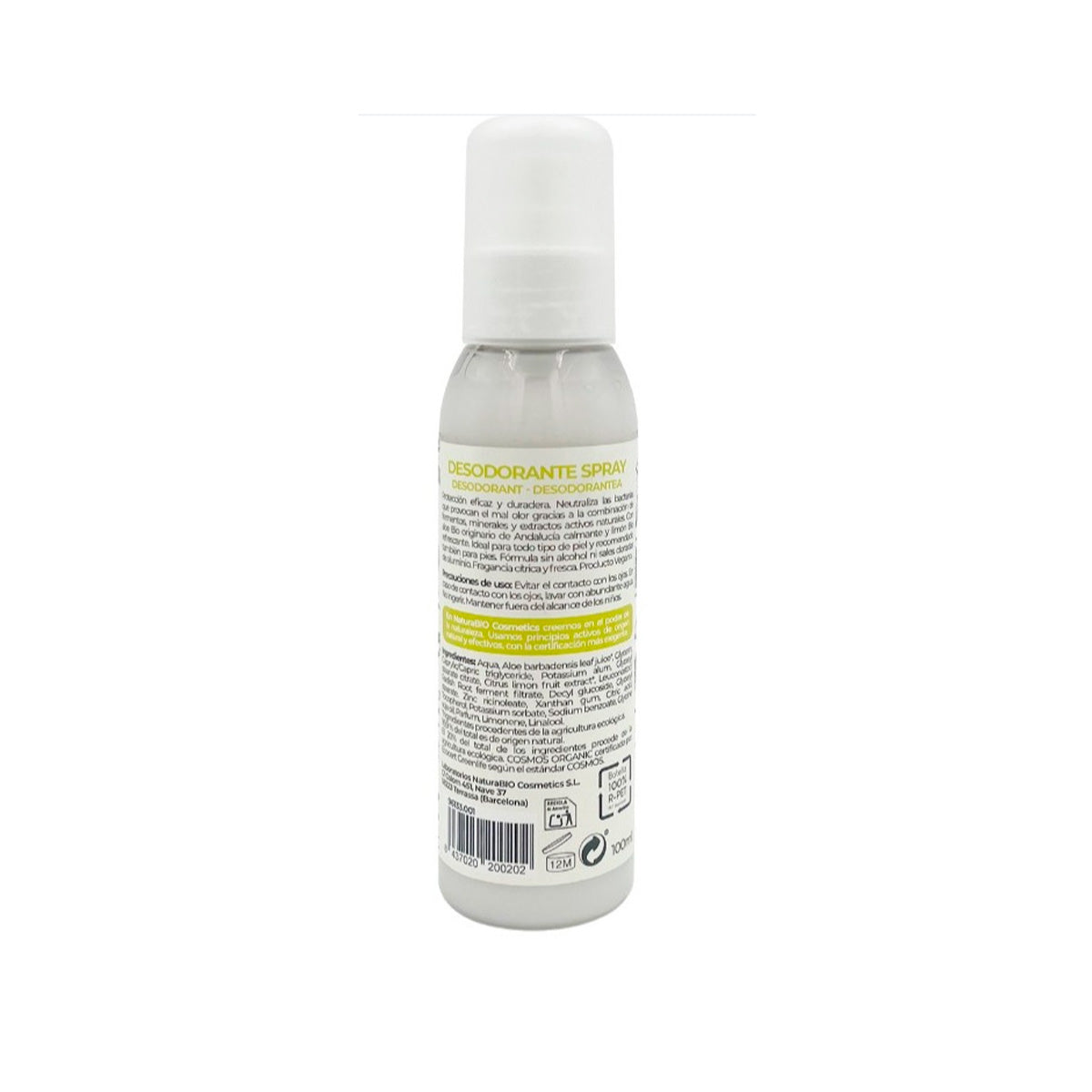 Deodorant-Spray natürliche Frische 100 ml NaturaBIO