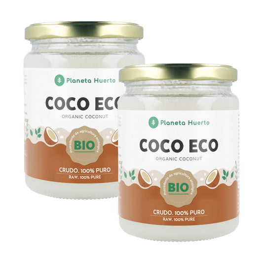 Packung 2x ECO Planet Orchard Natives Kokosnussöl 500 ml