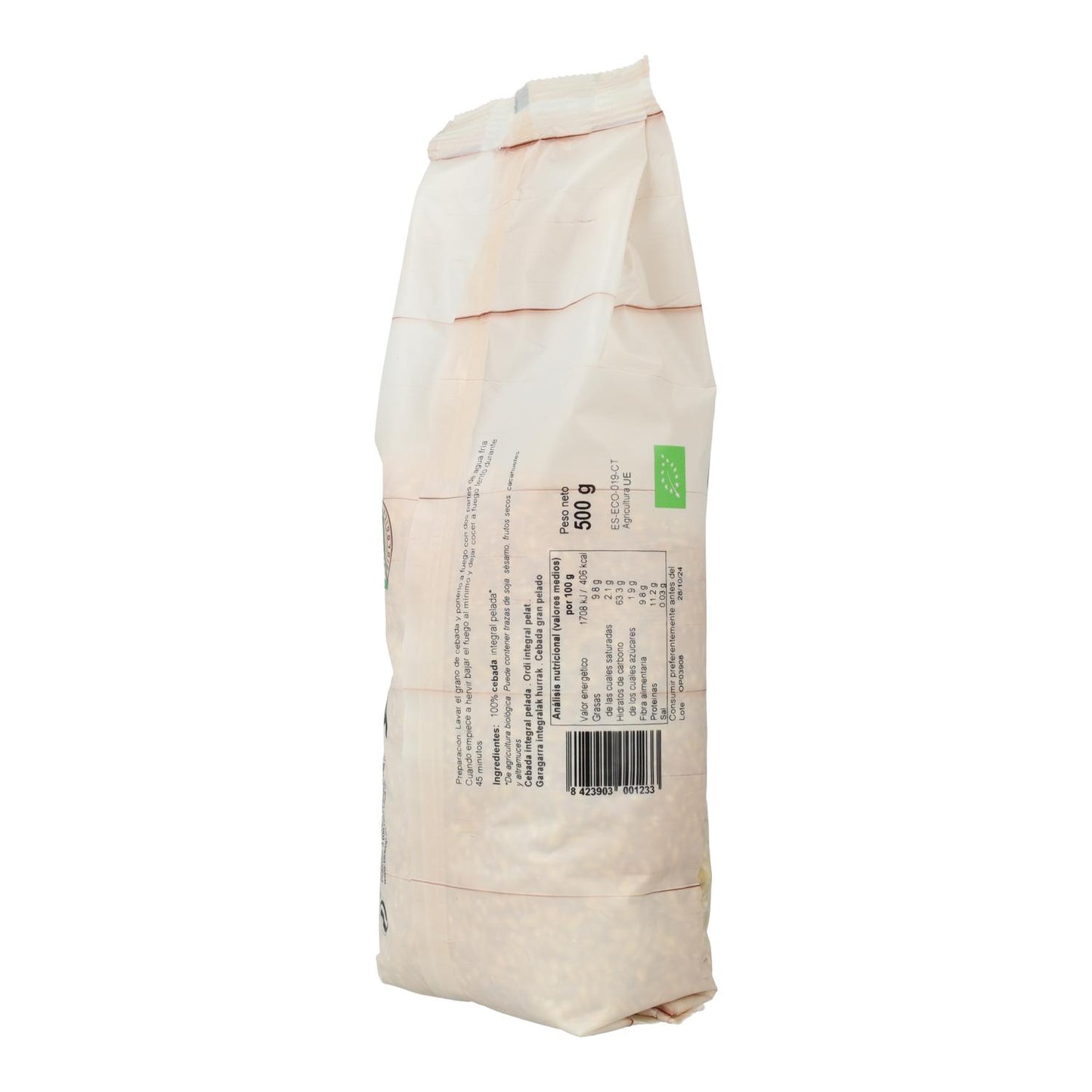 Cebada integral pelada Biocop 500g