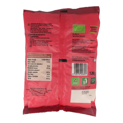 Snacks mijo y cacahuete, 120 g. Natursoy
