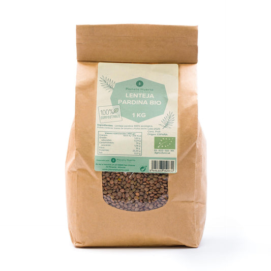 Lenteja Pardina ECO Planeta Huerto 1 kg