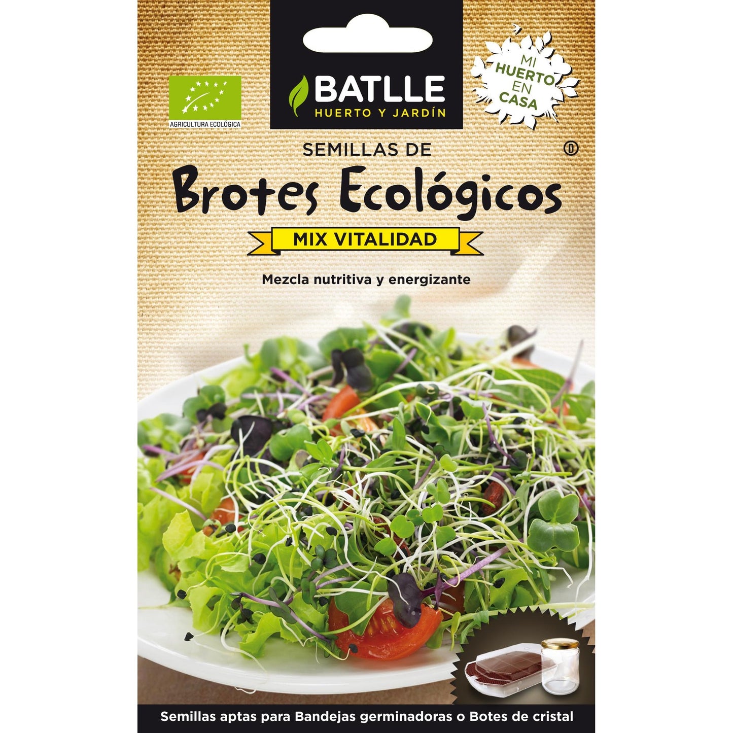 Semillas de Mix Vitalidad ecológicas para germinados Batlle
