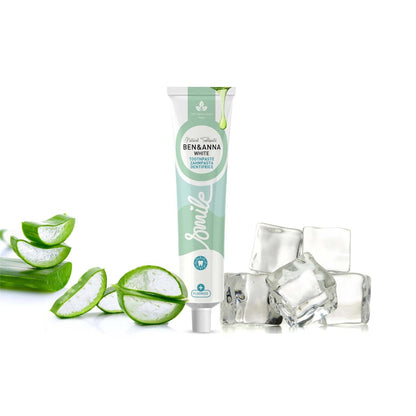 Dentífrico White con flúor Ben & Anna tubo 75 ml