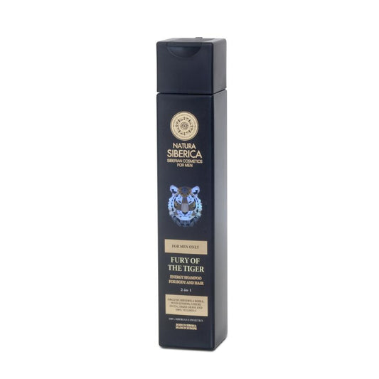 La furia del tigre Champú Energizante 2 en 1 Natura Sibérica, 250 ml