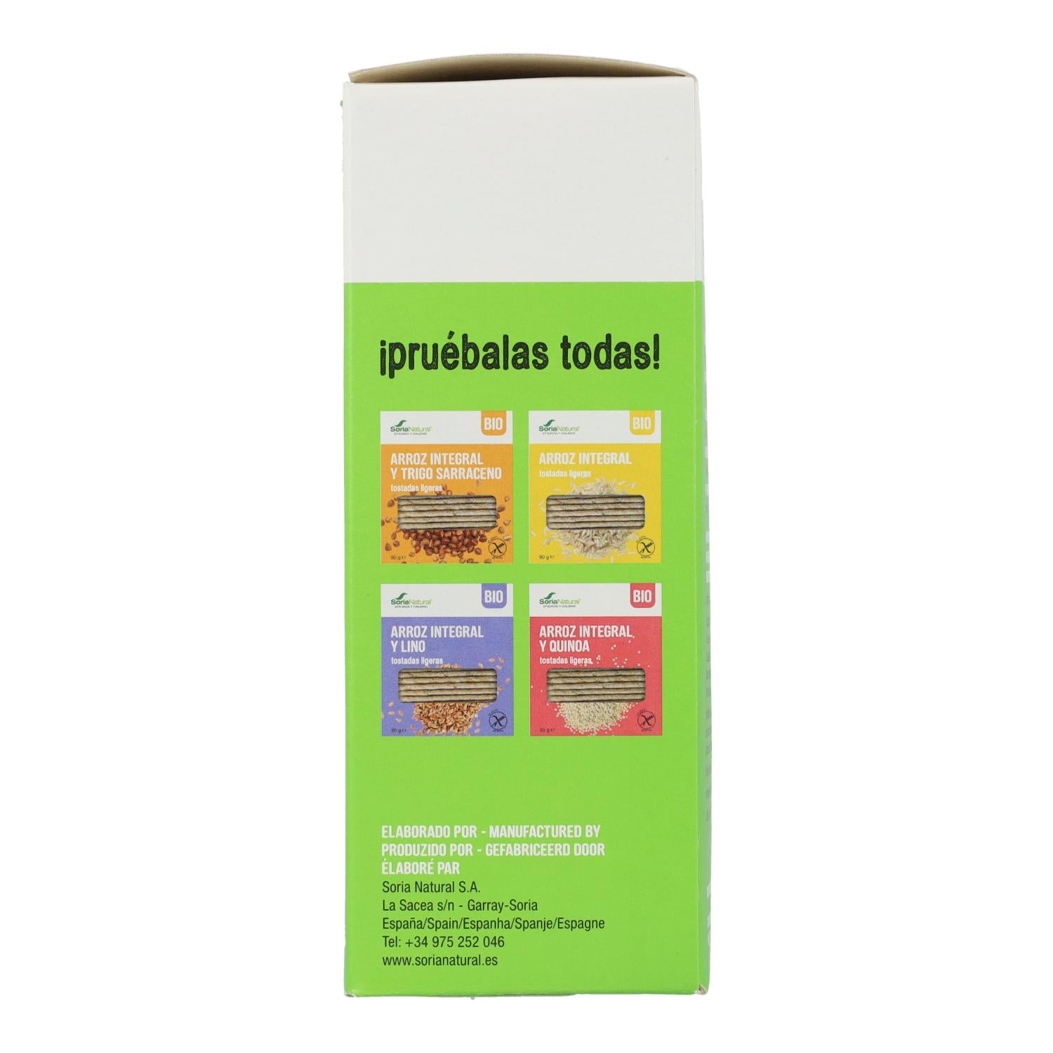 Tostadas Ligeras de Arroz y Castaña  Soria Natural 95 g