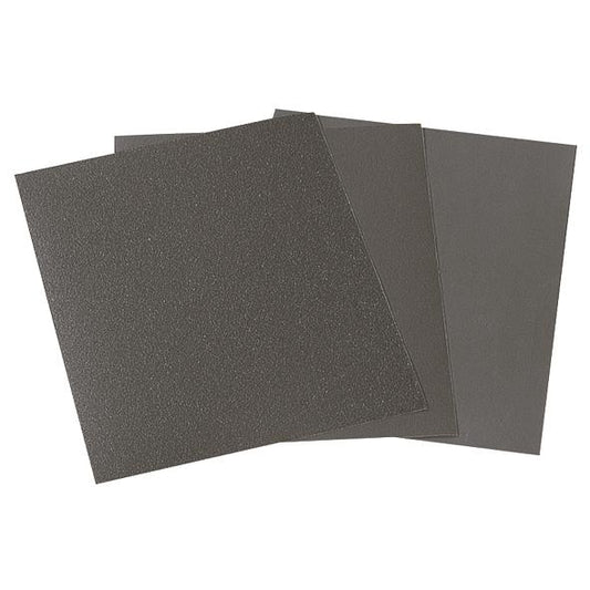 1 pliego de papel de lijar en húmedo y seco 230 x 280 mm Wolfcraft Grano 100