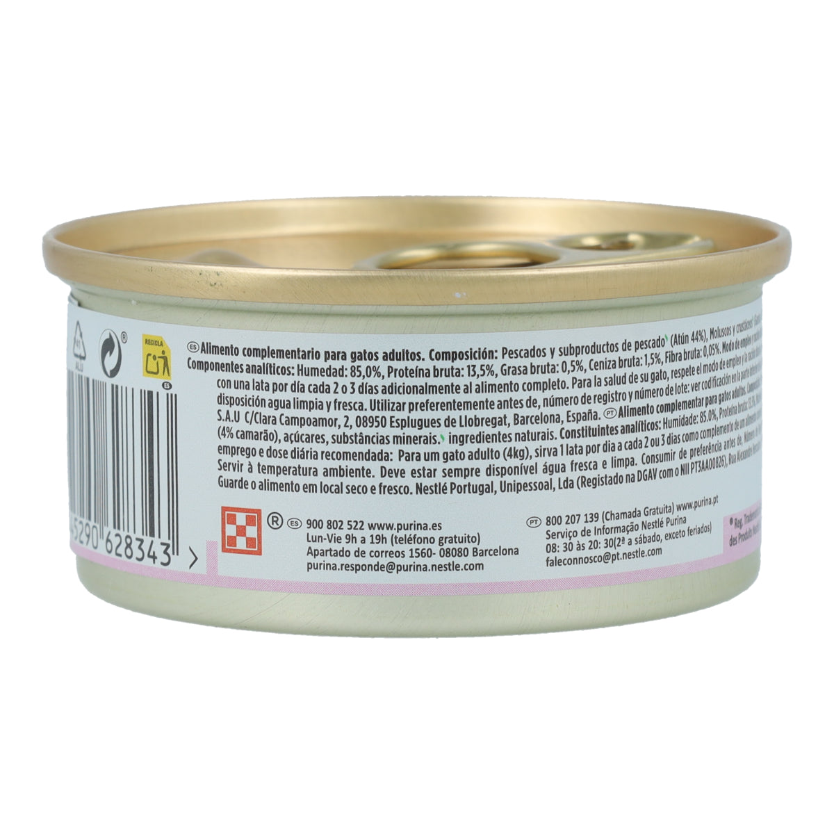 GOURMET Nature's Creations Reich an Thunfischscheiben mit Garnelen in Gelatine 70 g