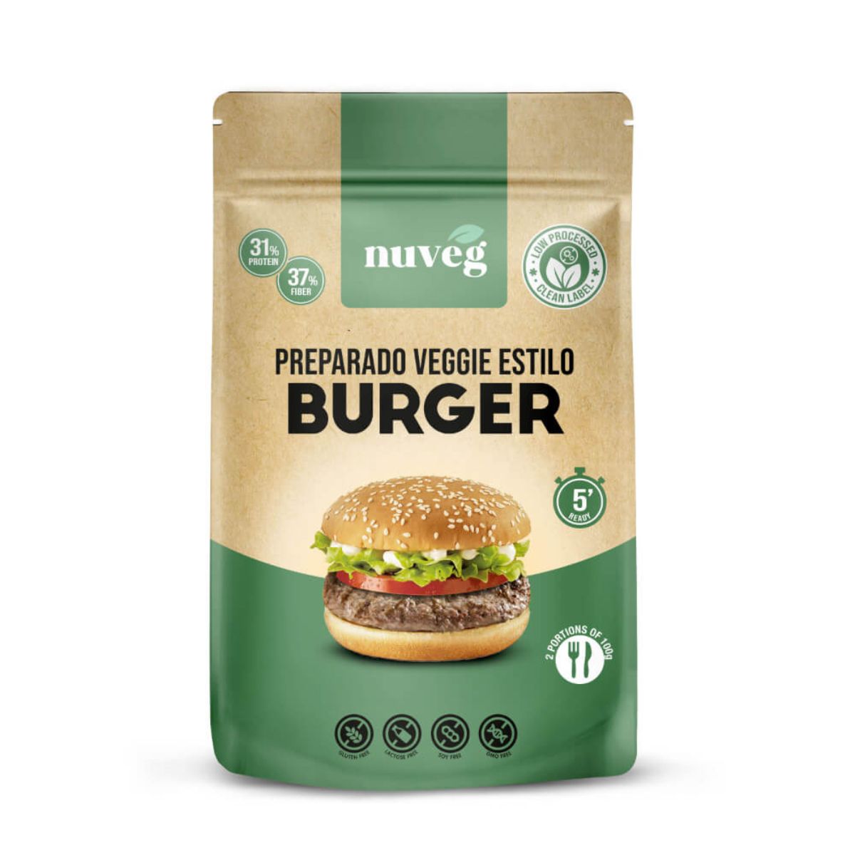 Veggie burger Nuveg 135 g