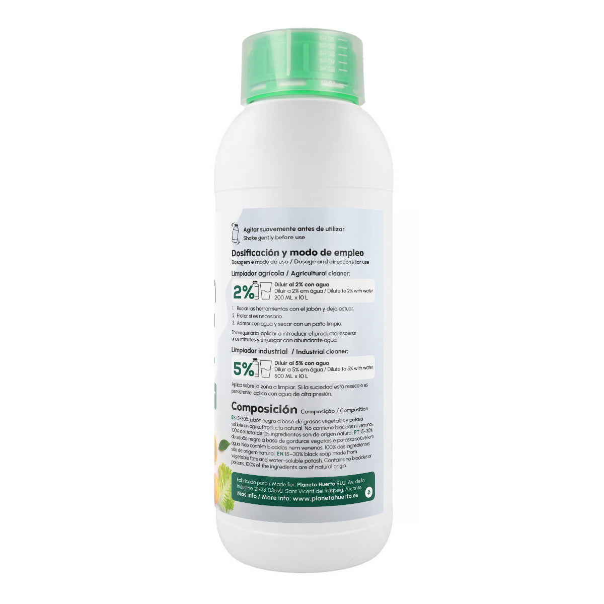 Kaliumseife Negro Planeta Huerto 1 l