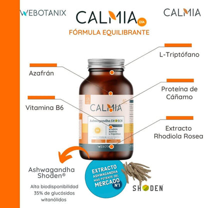 Ashwaganda Shoden Calmia Día 60 Kapseln WeBotanix