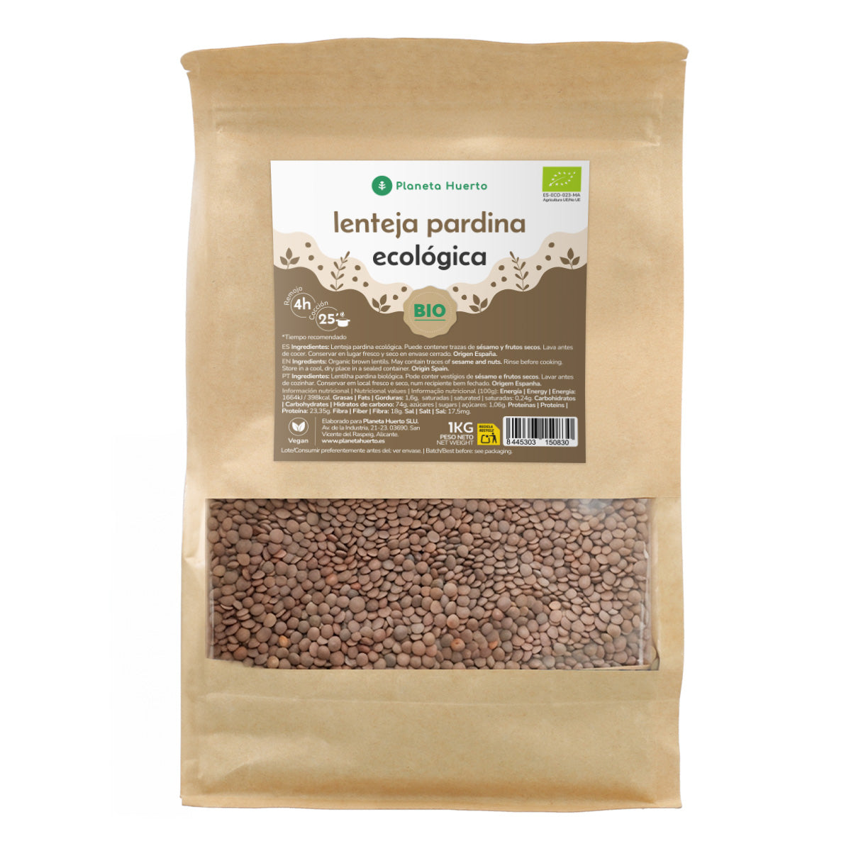 Pardina Linsen ECO Planeta Huerto 1kg