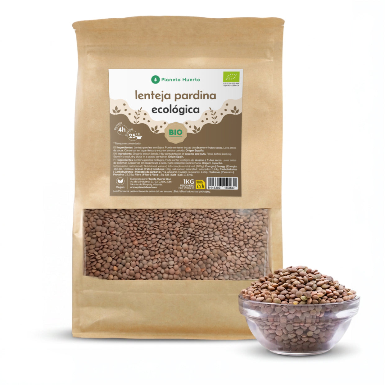 Pardina Linsen ECO Planeta Huerto 1kg