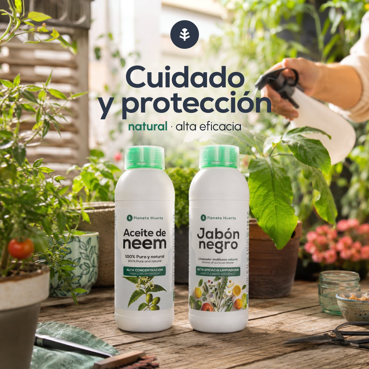 Jabón potásico Negro Planeta Huerto 20 L