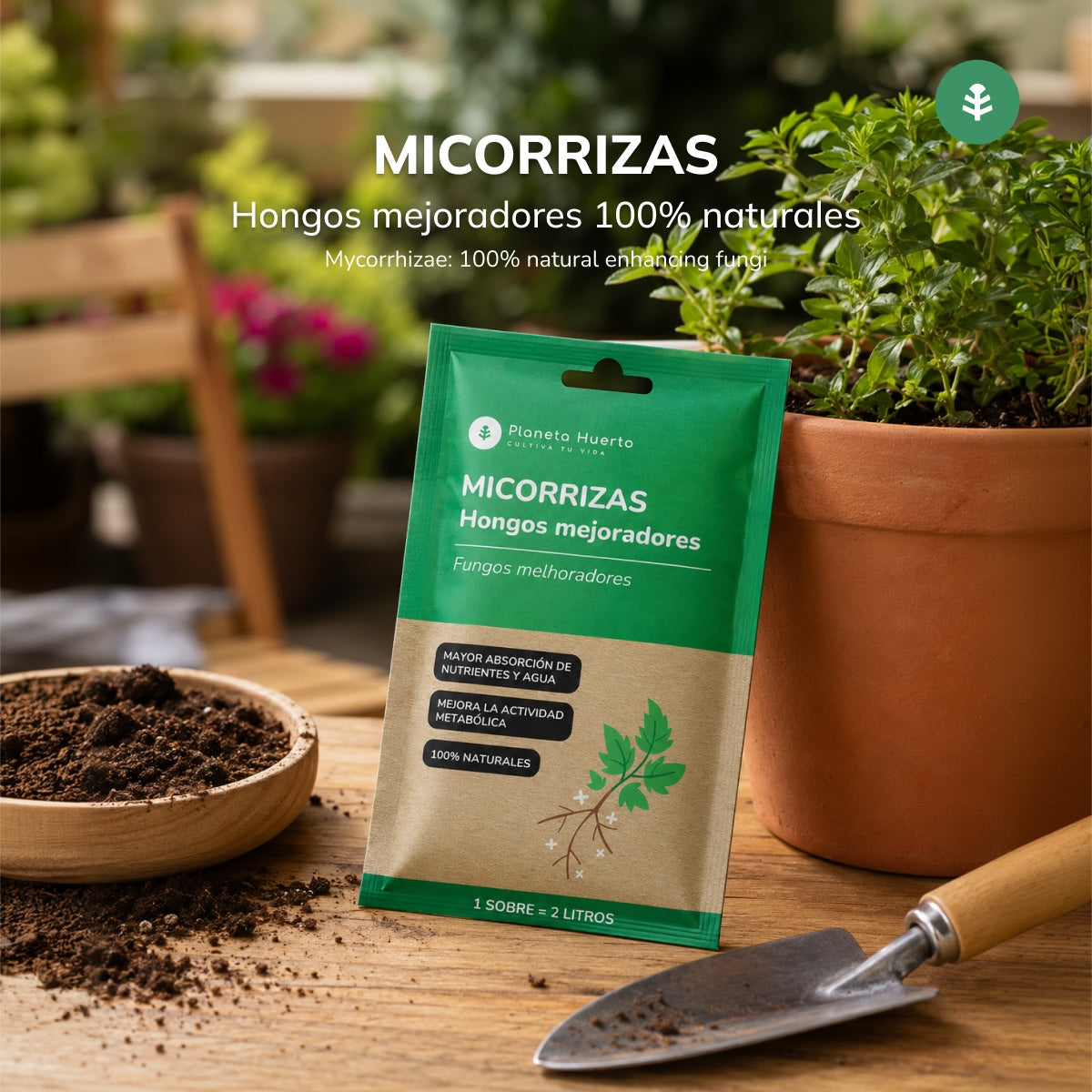 Mykorrhiza Planeta Huerto Beutel für 2 l